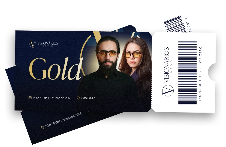 Ingresso Gold do Visionários ao Vivo